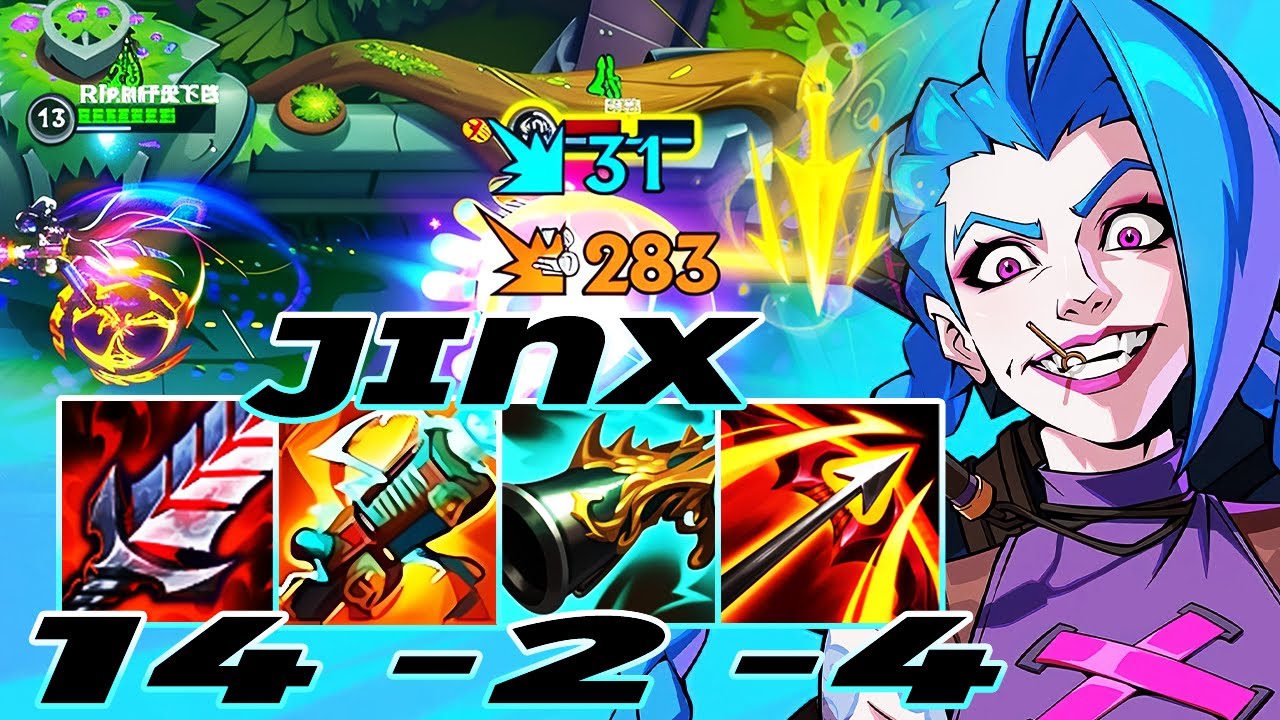 WILD RIFT JINX ADC GAMEPLAY | 23 -2 -4 MVP | JINX BUILD RUNES