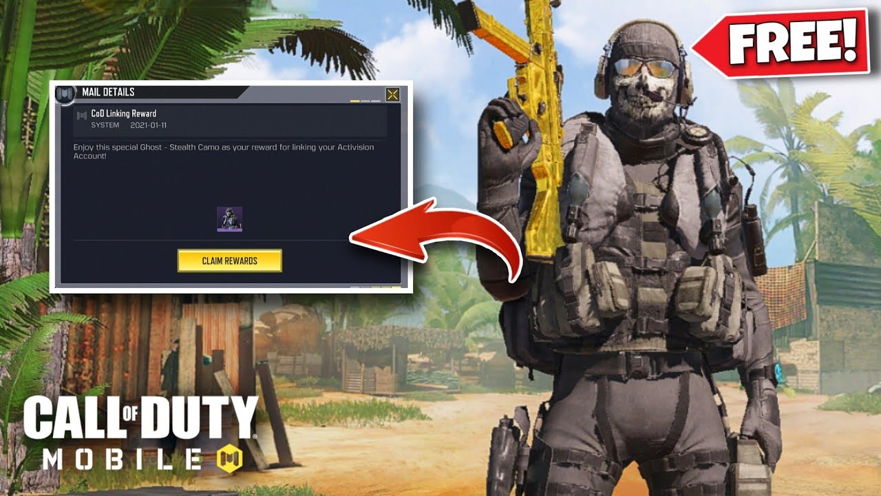 Call of Duty: Mobile News 📲 on X: Activision is giving Ghost - Stealth  for linking your Activision account.  / X