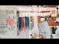 7 ways to get CREATIVE! + how to watercolor flowers!