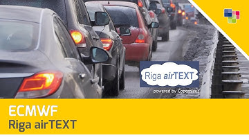 ECMWF - Riga airTEXT - European State of the Climate event 10.04.2018