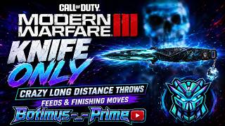 KNIFE ONLY CHAOS! 🤯 INSANE Long Distance Throws, Feeds & Finishers | MWIII