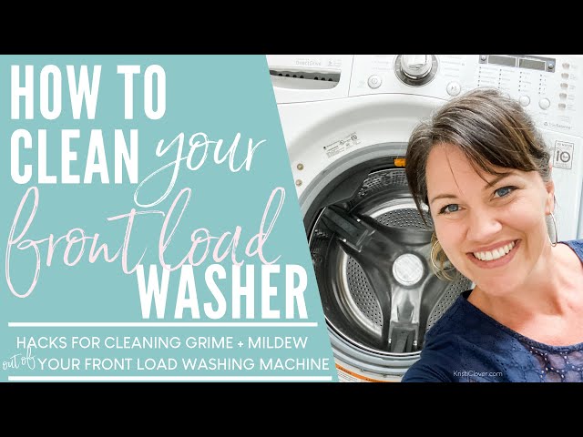 DIY Front Loader Washing Machine Cleaner - The Organised Housewife