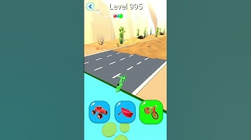 Shape-Shifting 2 GAMEPLAY Level No -995 Walkthrough - New Update Car Racing #Shorts #ShapeShifting