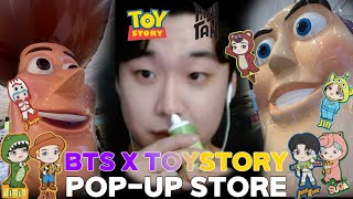 BTS x Disney (Toystory) collab merch unboxing, review