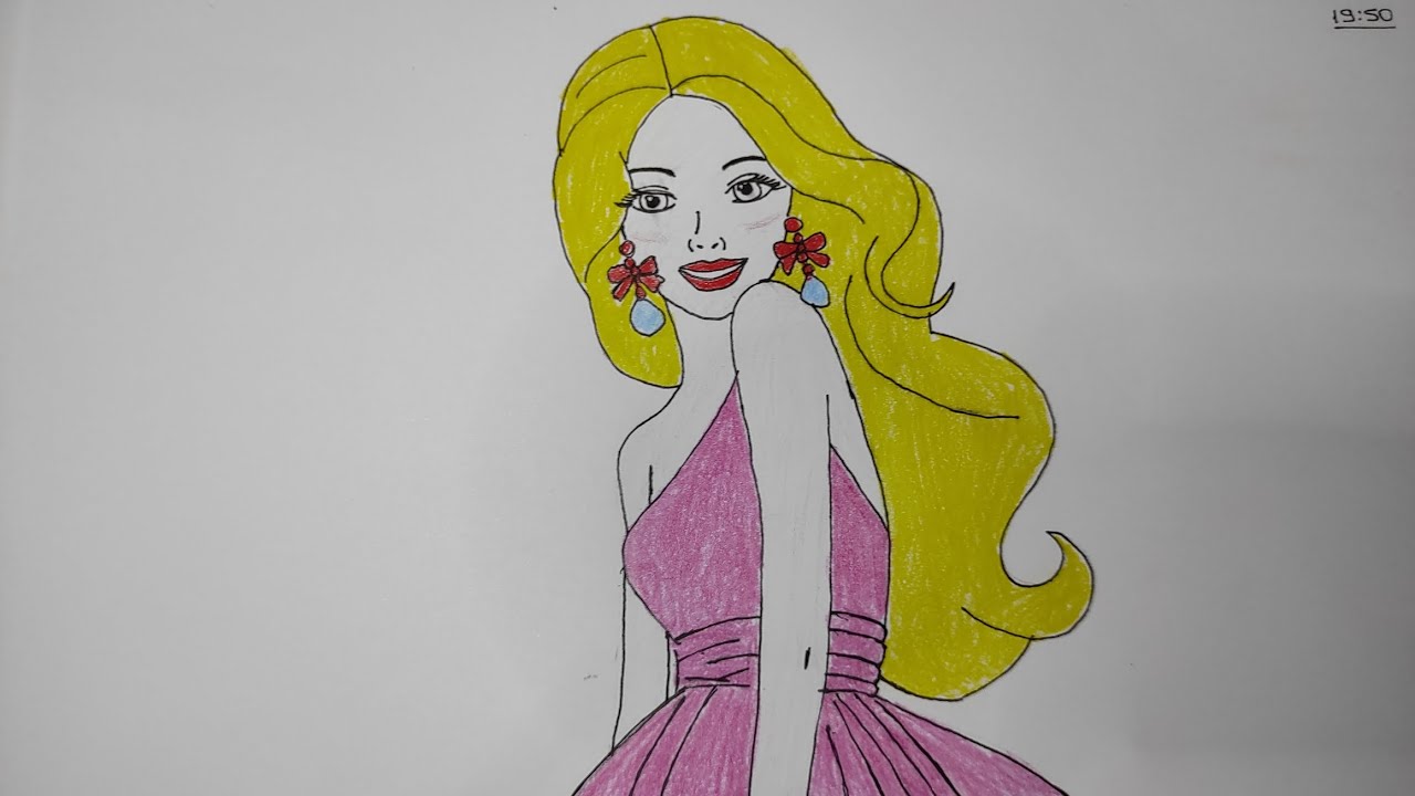 Barbie doll drawing HD wallpapers | Pxfuel