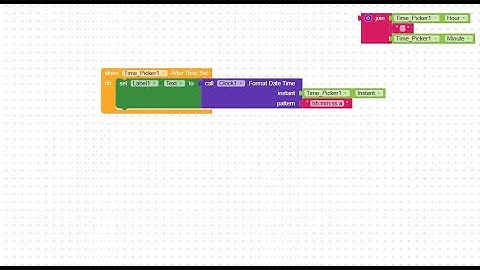Time picker kodular Part 2 12hour selection