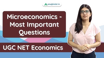Microeconomics - Most Important Questions for UGC NET Economics | By Saveri Ma