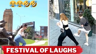 #scarecam #funnyvideos#jumpscare #funnyfail|Festival of Laughs فيديوهات مضحكة جدا🤣🤣|مهرجان الضحك 86