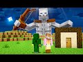 Mutant Skeleton Army VS Most Secure Minecraft House