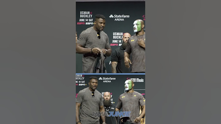 Francis Ngannou makes surprise UFC return for Kamaru Usman's faceoff