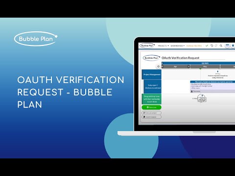 OAuth Verification Request  - Bubble Plan
