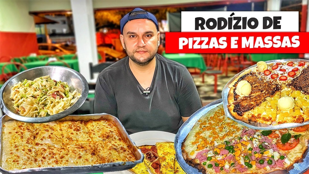 RODÍZIO DE PIZZAS E MASSAS POR R$39,90 A VONTADE - ROTA DA PIZZA 