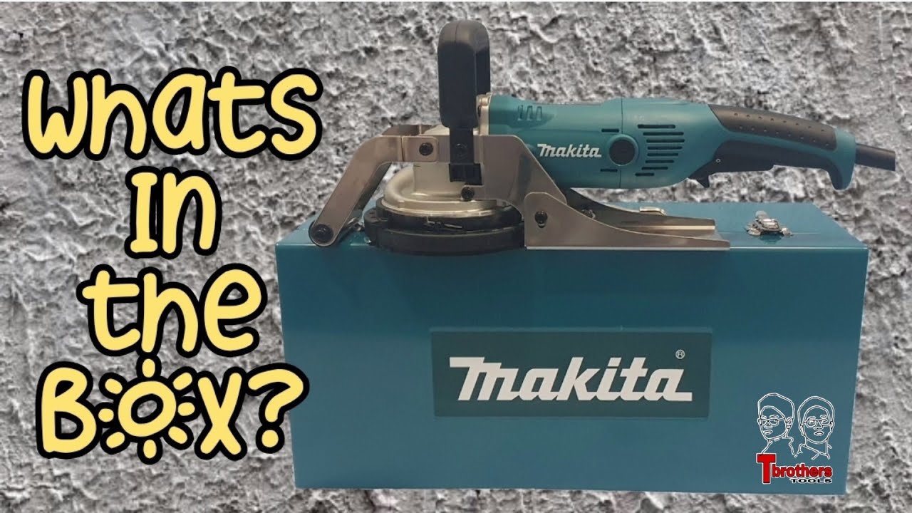 WHATS IN THE BOX? MAKITA CONCRETE PLANER - YouTube