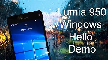 Lumia 950 Windows Hello Demo