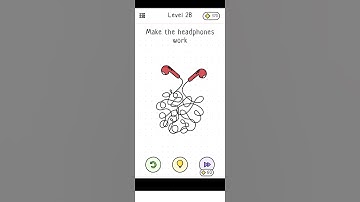 Hit The Brain Level 39 Make the headphones work - Gameplay Solution Walkthrough