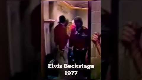 Elvis Backstage 1977