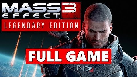 Mass Effect 3 Legendary Edition Full Walkthrough Gameplay - No Commentary (PS4 Longplay)