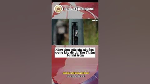 Hàng chục nắp che cột đèn trong khu đô thị Thủ Thiêm bị mất trộm #tinnong