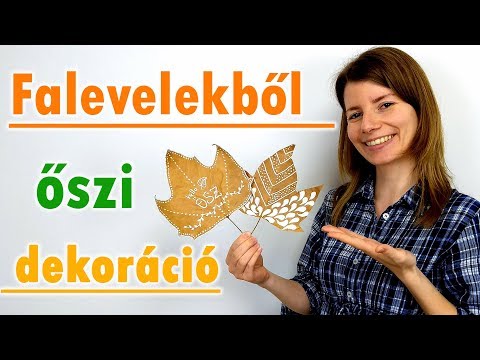 Videó: Őszi levélfüzér ötletek – Hogyan készítsünk füzért őszi levelekből