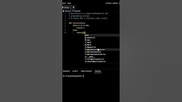 Python Program to find Factorial of given Number using Recursion || Python Interview Question
