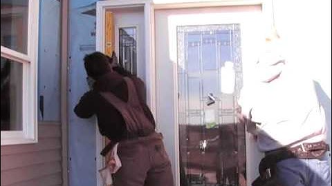 How to Install an Exterior Door with a Sidelight
