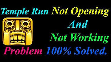How to Fix Temple Run App  Not Opening  / Loading / Not Working Problem in Android Phone