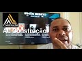 AL Construção com apresentação de contas , convite ao canal e mais agradecimentos.