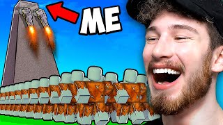 Building a Level 999999 ZOMBIE DEFENSE BASE In Roblox