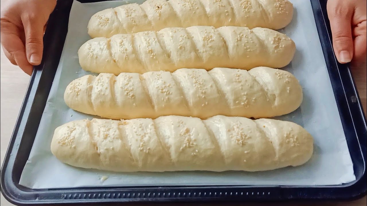 بعدا معرفتي لهده الوصفة!لم اعد اشتريه من المتاجر سهل ولذيذ🥖