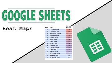 Make Better Charts in Google Sheets Part 2   Heat Maps