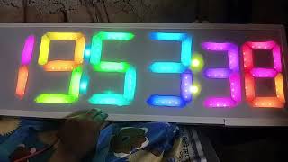 Arduino neopixel led clock