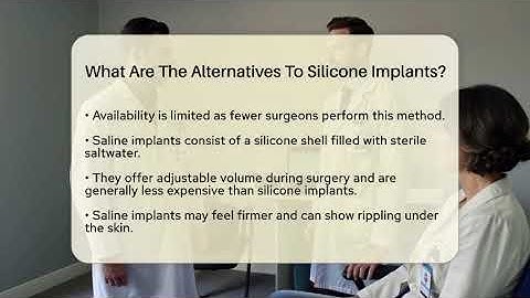 What Are The Alternatives To Silicone Implants? - The Operating Table