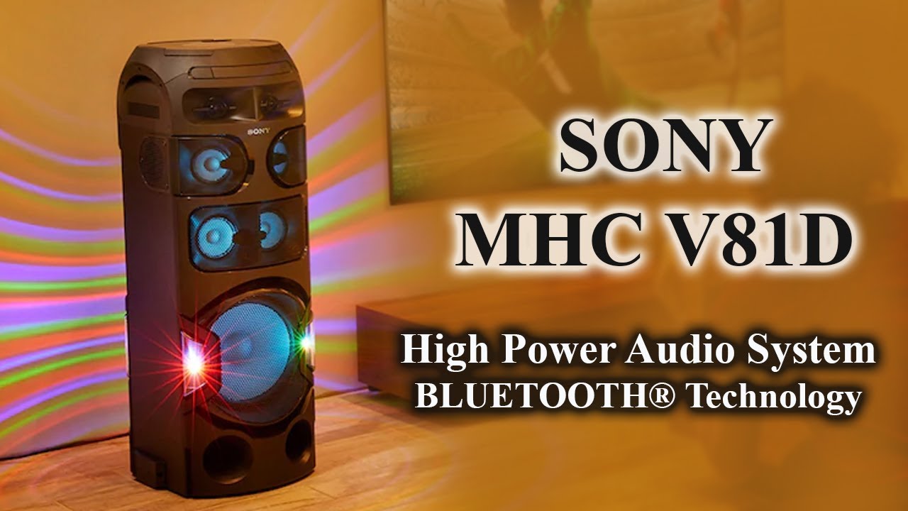 sony music system mhc v71d