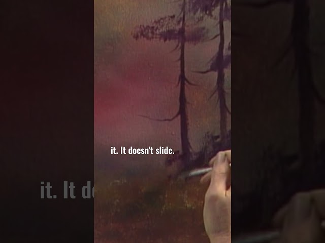 Bob shows you shakiness can give you an advantage when painting #paintlikebobross #artist #bobross
