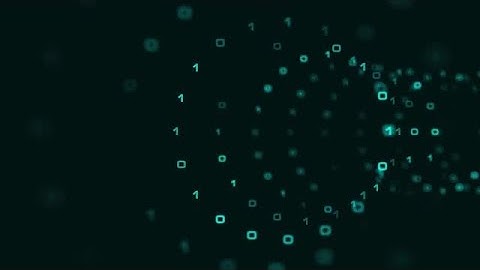 8K Futuristic Binary Data Tunnel Stock Motion Graphics