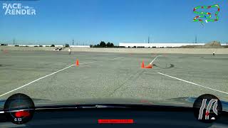 UP Tesla Model 3 Performance - SCCA CalClub June 2021 Autocross Championship #6