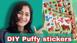 How to Make Puffy Stickers at Home || Homemade Stickers ||DIY Stickers || Part-18 screenshot 4
