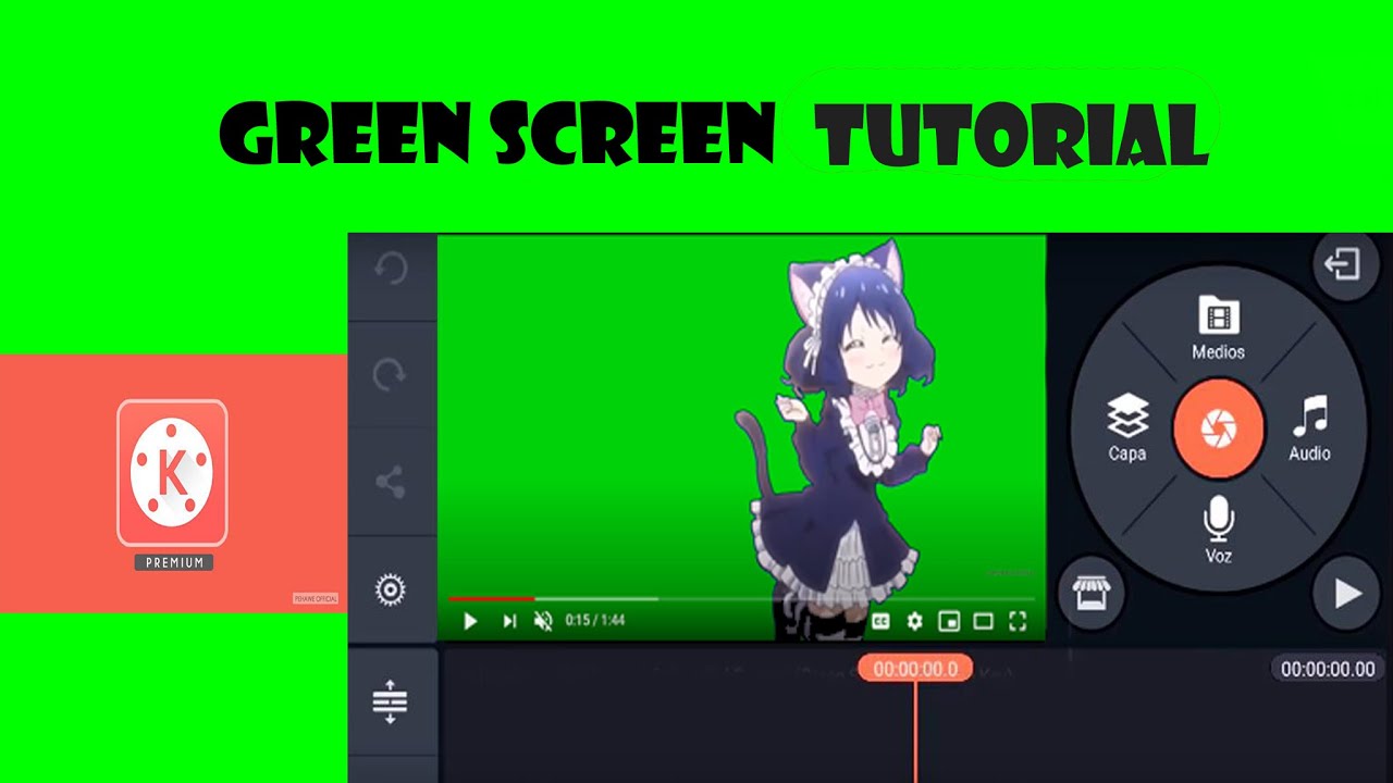 kinemaster green screen effect