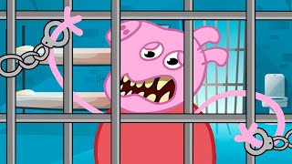 Peppa Pig Goes To Jail - Peppa Pig Funny Animation