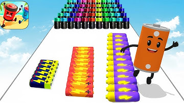 Satisfying Mobile Game Battery Run Top Free Gameplay Walkthrough All Levels Latest Update Max Speed