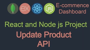 React and node JS project #29 Update Product API