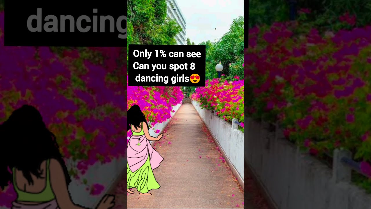 Can You Spot 8 Dancing Girls Trending Viral New Eyechallenge Watermagic Magic Quiztime