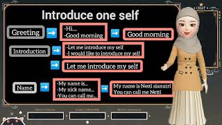 Introducing one self and other