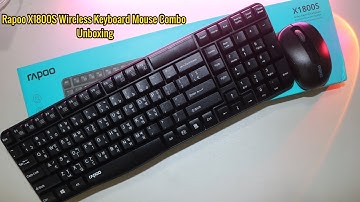 Rapoo X1800S Wireless Optical Mouse and  Keyboard Combo