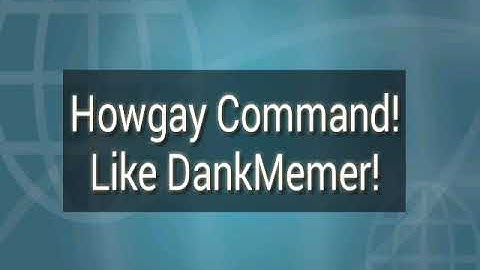 Discord Bot Designer || Howgay command