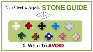 VAN CLEEF ARPELS 12 DIFFERENT GEM STONES  Which Should You Avoid | VCA Gem Guide | My First Luxury