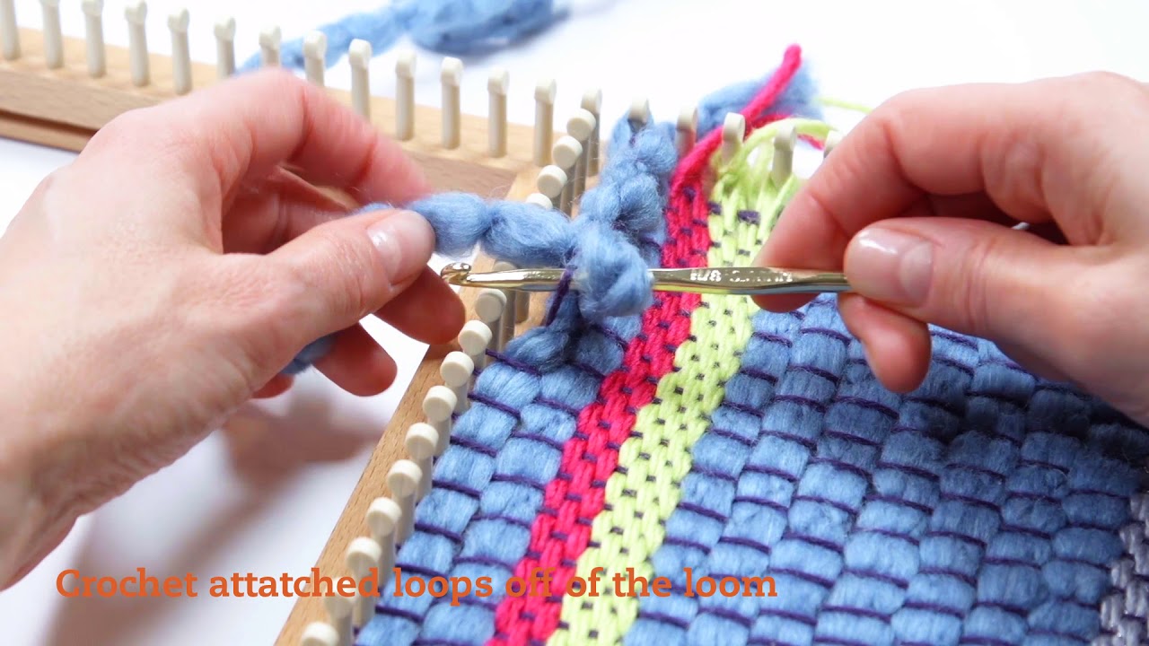 Weaving on a Knitting Loom 