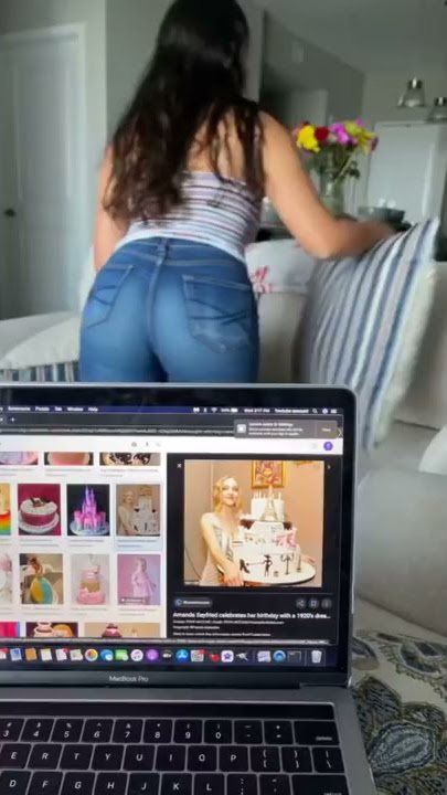 Saying another girl has a nice cake in front of my gf #shorts