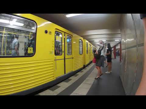 4K metro Alexanderplatzt to Mohrenstraße U2 Berlin tube
