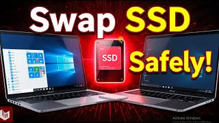 How to swap an SSD between laptops without breaking Windows 11